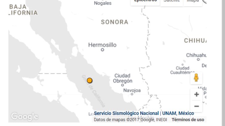 Guaymas siente sismo magnitud 4.3; no se reportan daños