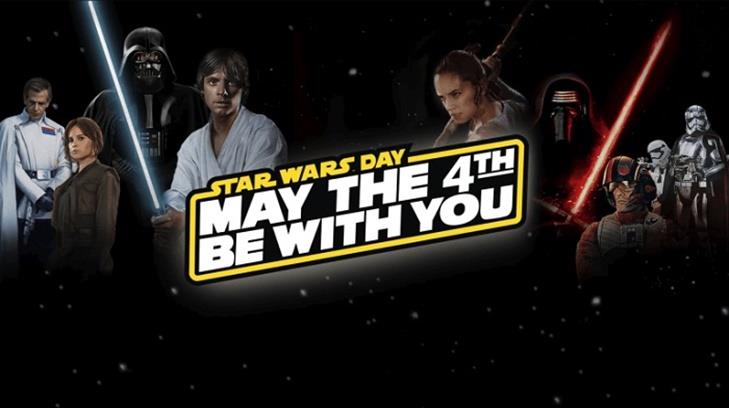 Que la fuerza te acompañe porque ¡es día de Star Wars!