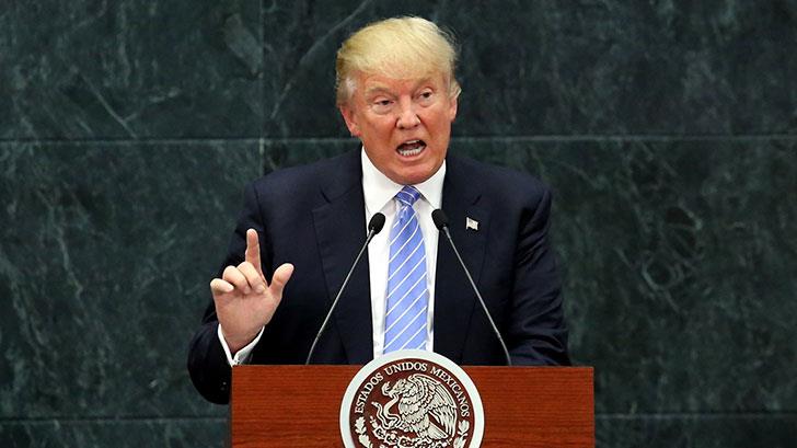 Donald Trump visita el Muro de los Lamentos