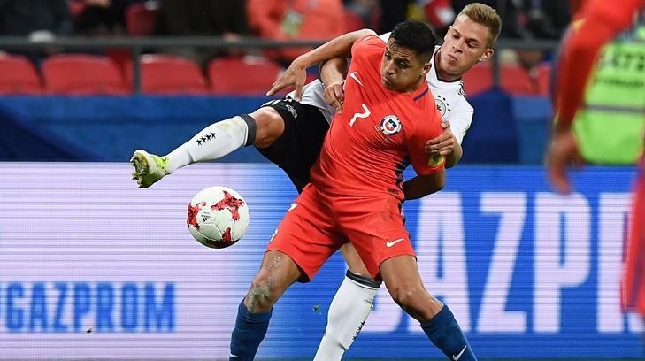 Alemania y Chile empatan a un gol en Confederaciones