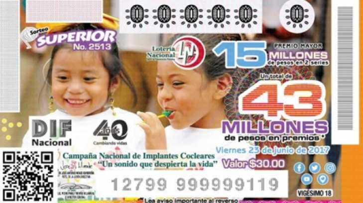 Lotería Nacional celebró sorteo por aniversario del DIF