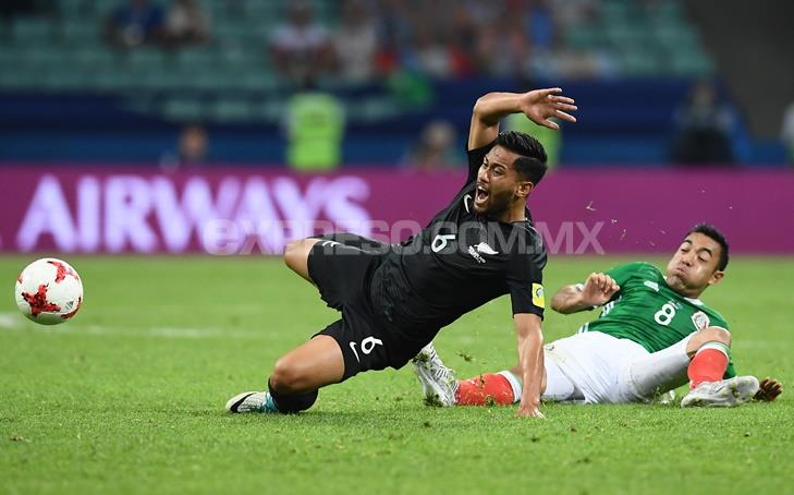 México supera con muchos problemas el segundo partido en la Copa Confederaciones