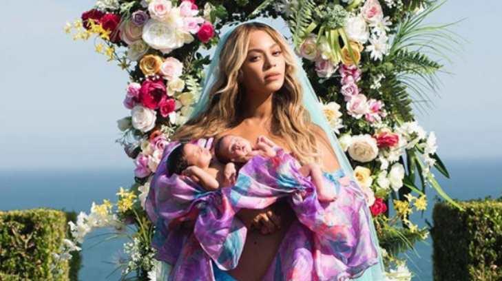Beyoncé presume la primera imagen de sus gemelos