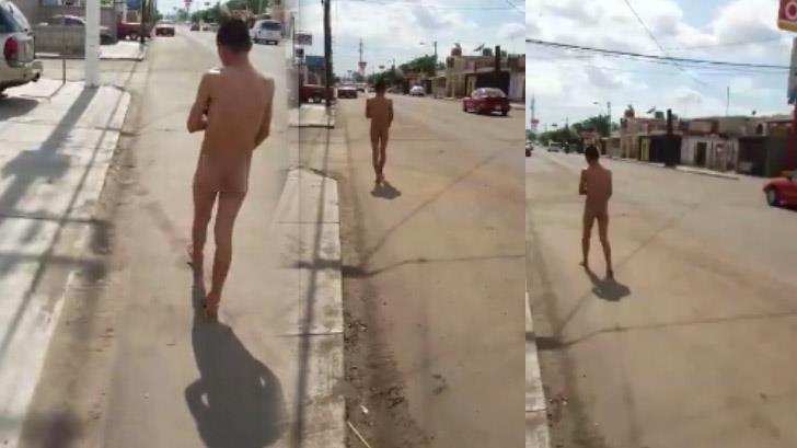 Causa polémica video de presunto ladrón obligado a caminar desnudo en SLRC