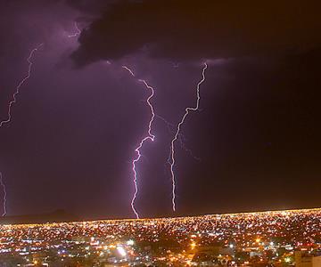 Tormenta eléctrica ingresará a Hermosillo en las próximas horas