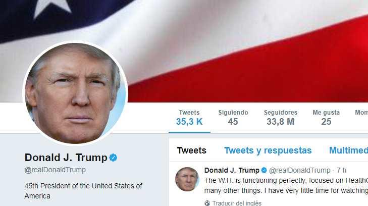 Trump es demandado por usuarios de Twitter por bloquearlos