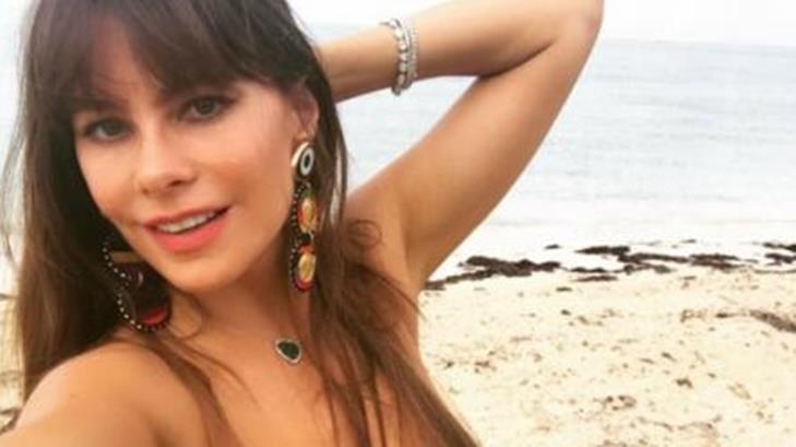 Sofía Vergara es criticada por subir a Instagram una foto donde posa de espaldas al mar