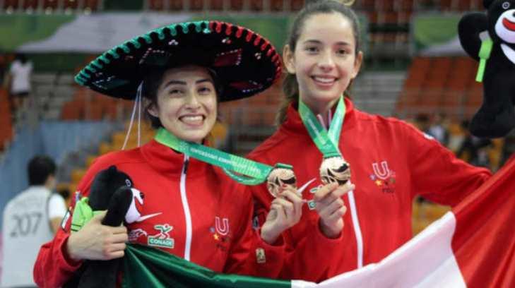 Dos medallas de bronce en taekwondo para México en la Universiada Mundial