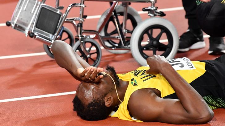 Usain Bolt se despide del atletismo con lesión durante prueba