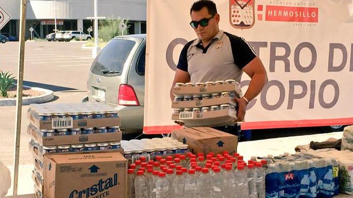 Instalan centros de acopio en Hermosillo para afectados por sismo