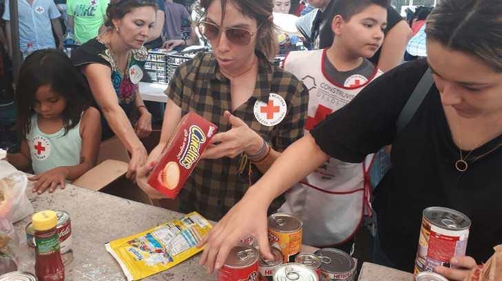 Cruz Roja Hermosillo recauda 140 toneladas de alimento para damnificados por sismo