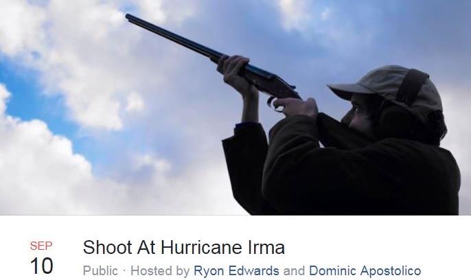 Joven hace convocatoria en Facebook contra huracán Irma y se le sale de control