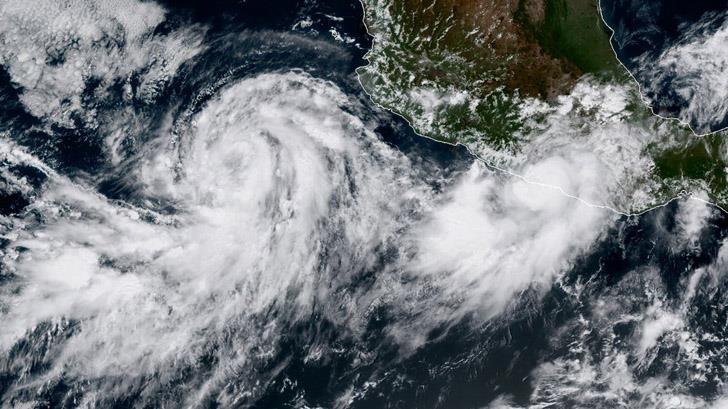 Tormenta tropical Norma cambia trayectoria sin afectaciones severas