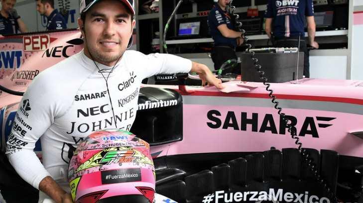 Sergio Pérez subastará casco de F1 para apoyar a los damnificados de los sismos