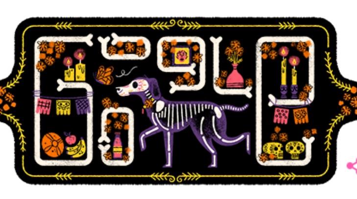 Google celebra el Día de Muertos con un Doodle especial