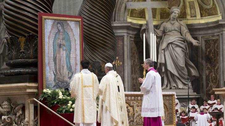 Papa Francisco celebrará a la Virgen de Guadalupe en la Basílica de San Pedro