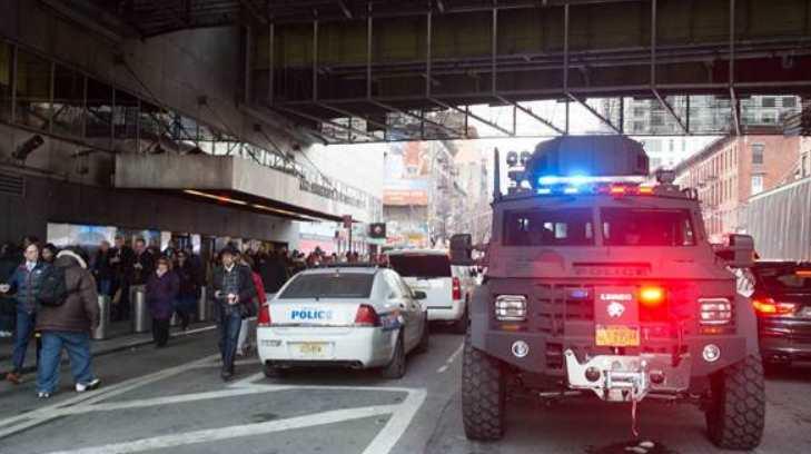 Reportan un herido tras explosión en la terminal de autobuses de Nueva York