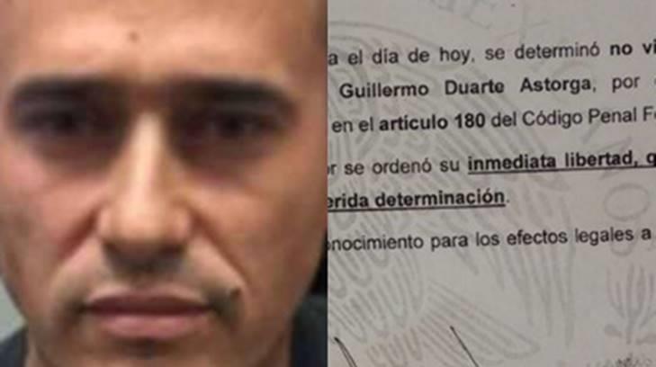 Juez otorga libertad a Guillermo Duarte Astorga La Barbie