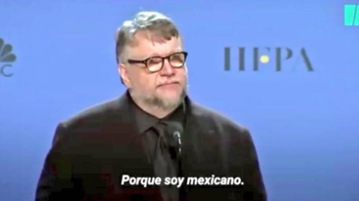 Del Toro y su frase soy mexicano en los Globos de Oro inspira memes