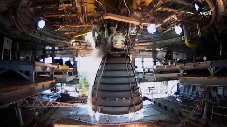 La NASA realiza pruebas al cohete más poderoso del mundo