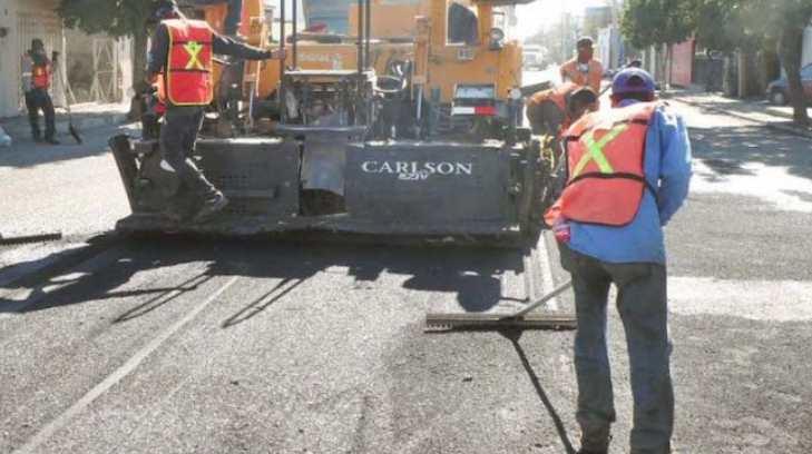 Pavimentación de la calle Tres en la colonia 4 de Marzo sigue en proceso