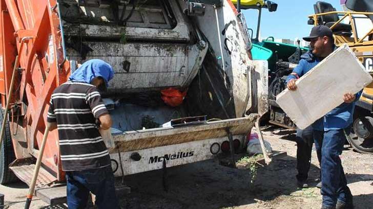 Camiones de basura con falla en sistema hidráulico estarán listos el 20 de enero