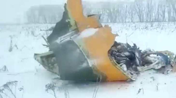 Avión ruso se estrella con 71 personas a bordo