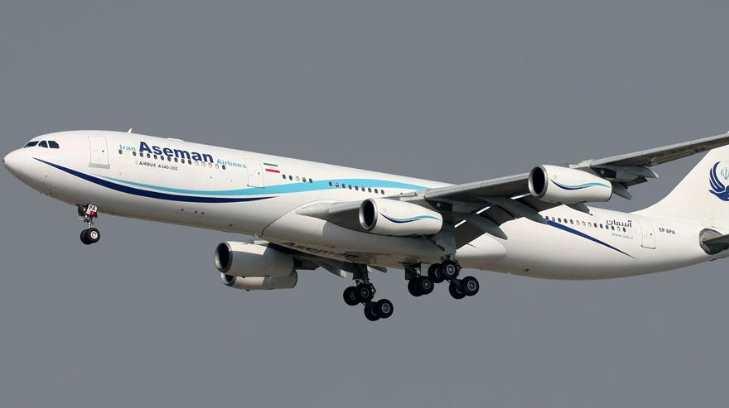 Avión se estrella con 66 personas a bordo en Irán