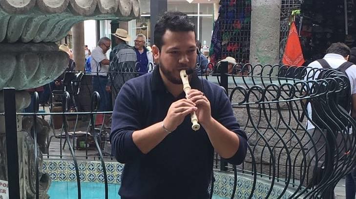 AUDIO | Chileno flautista termina encantado con Hermosillo y su gente