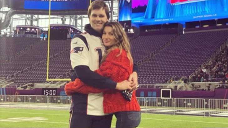 Gisele Bündchen alienta a Brady para el Super Bowl