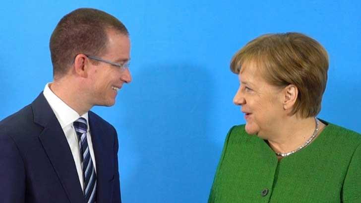 Ricardo Anaya sostiene encuentro con Angela Merkel
