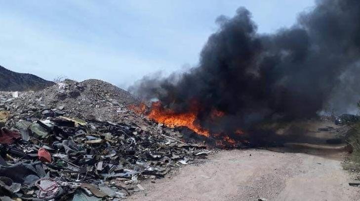 Nogales se encuentra en alerta de ‘bandera roja’ por incendios en basureros clandestinos