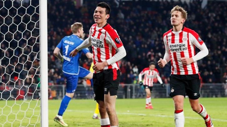 ‘Chucky’ Lozano marca gol en victoria del PSV