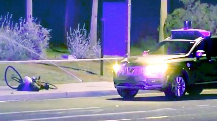 Vehículo autónomo de Uber atropella y mata a una persona en Arizona