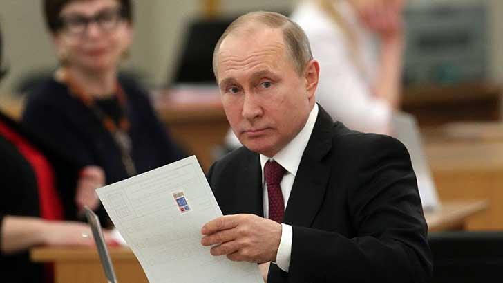 Vladimir Putin gana elecciones presidenciales rusas