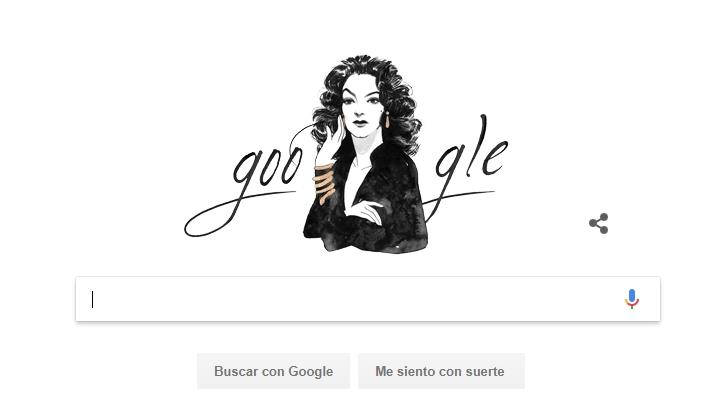 Google celebra cumpleaños 104 de ‘La Doña’ María Félix