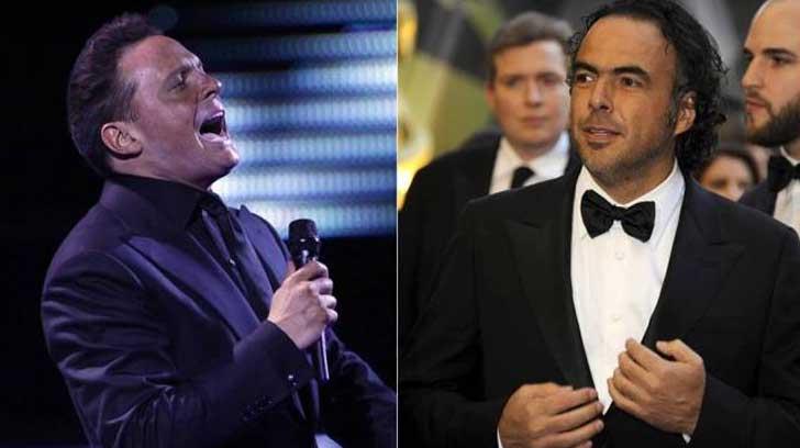 El cara a cara de Luis Miguel y Alejandro González Iñárritu