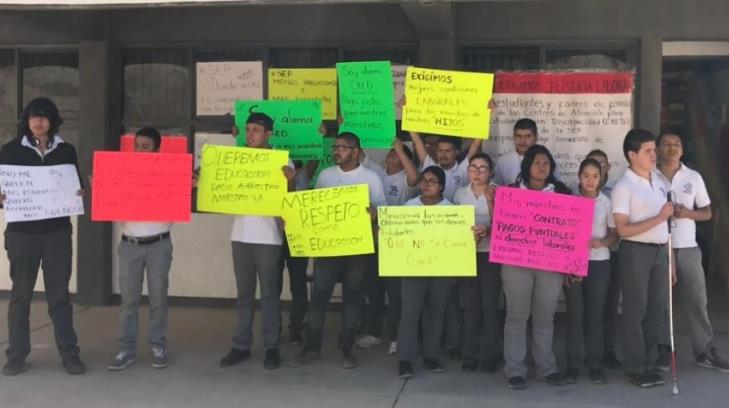 Profesores del CAED en Nogales siguen sin recibir sueldo desde enero