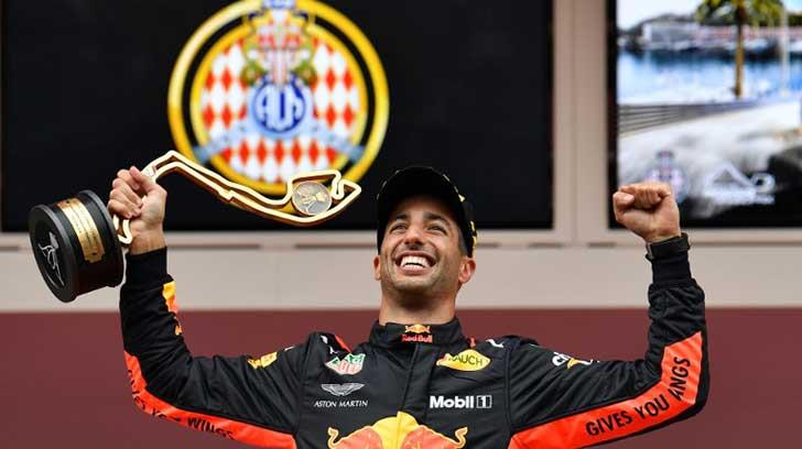 Daniel Ricciardo conquistó el Gran Premio de Mónaco