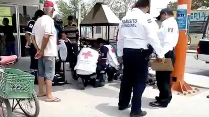 AUDIO | Mujer resulta lesionada en accidente de moto en Navojoa