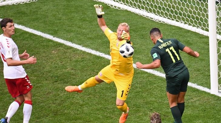 Dinamarca y Australia empatan 1-1 en Rusia 2018