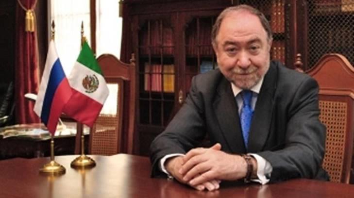 Edward Malayán, embajador de Rusia, se despide de México