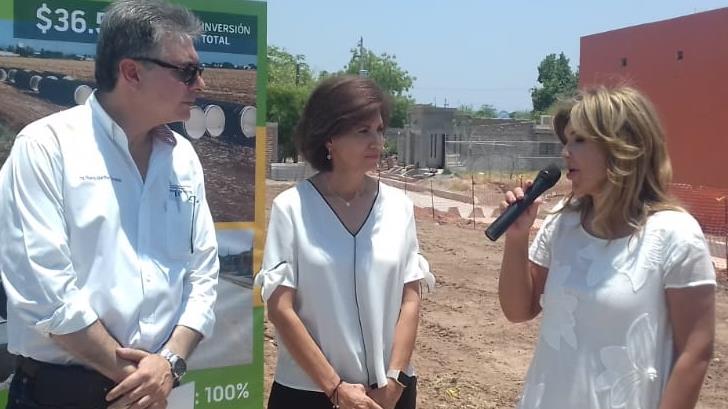 GALERÍA | Gobernadora entrega obra en Navojoa, se invirtió 36 mdp en drenaje pluvial