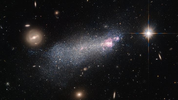 Agencia Espacial Europea capta burbuja de gas producida por estrellas