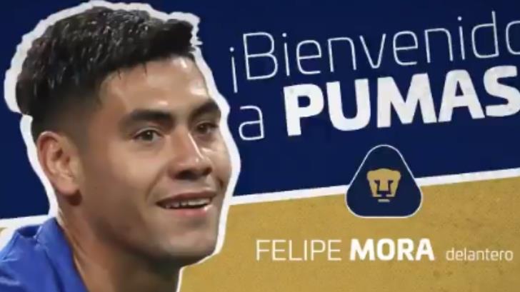 VIDEO | Felipe Mora, nuevo delantero de los Pumas de la UNAM