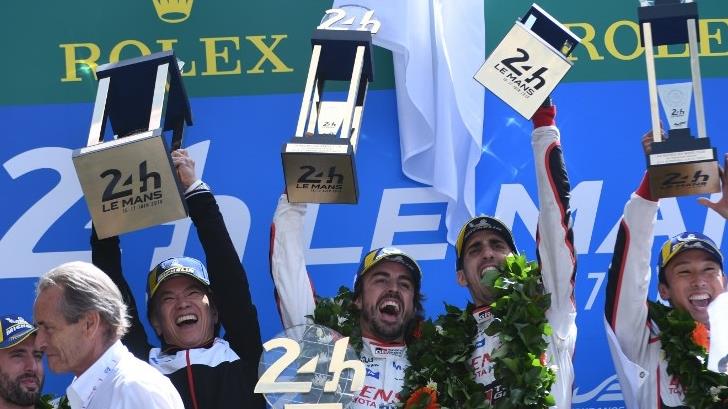 Fernando Alonso conquista las 24 horas de Le Mans con Toyota