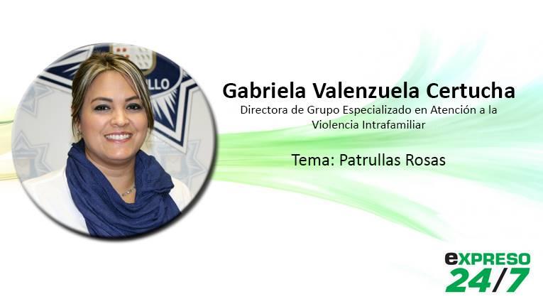 VIDEO | Gabriela Valenzuela Certucha habló hoy con Expreso 24/7 de las patrullas rosas