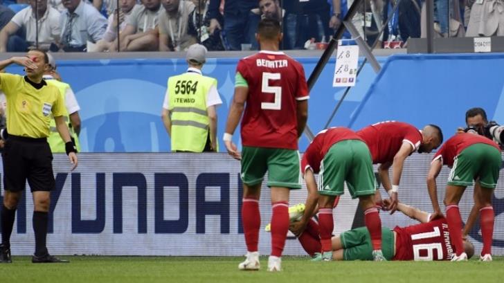 Marruecos sufre baja contra Portugal, Nordin Amrabat descartado por conmoción cerebral
