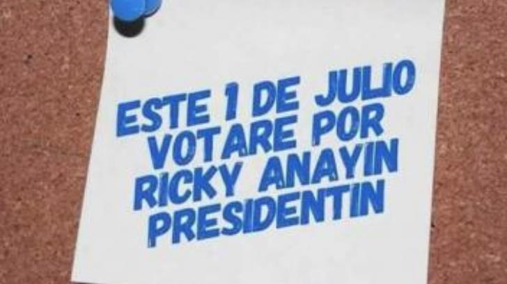 Panistas arrancan campaña en redes con la frase: ‘Ricky Anayín Presidentín’