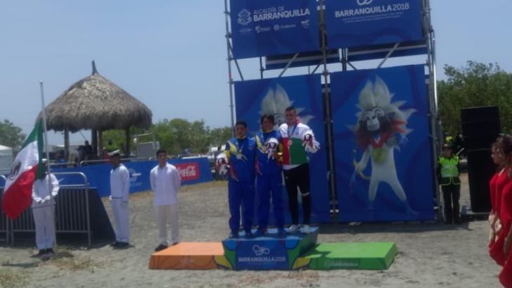 Alfredo Villa gana bronce en la prueba de aguas abiertas en Barranquilla 2018